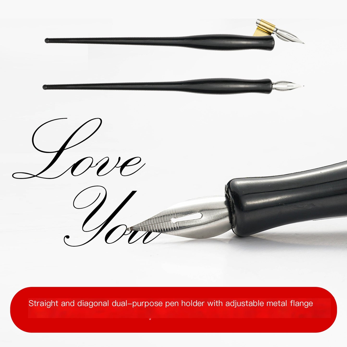 Dual-use Calligraphy Pen with Removable Nib
