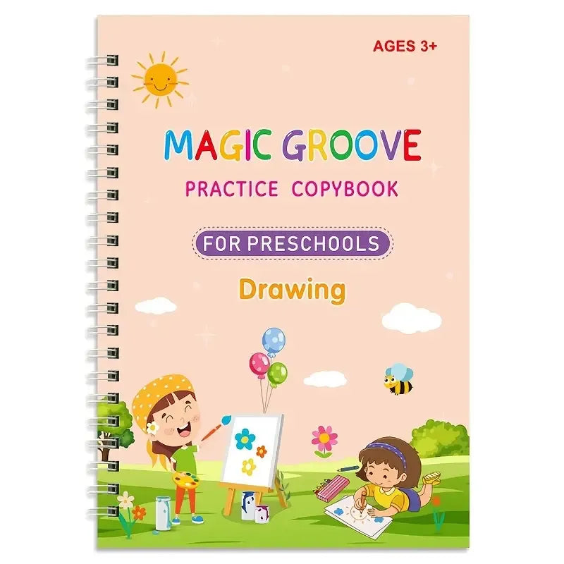 Groove Calligraphy Practice Copybook