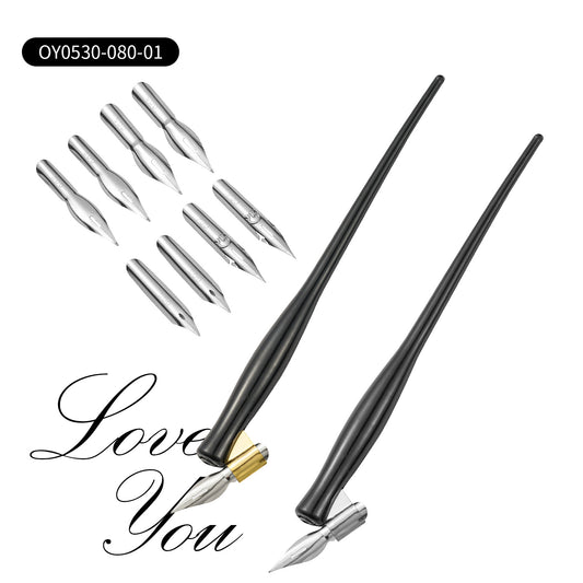 Dual-use Calligraphy Pen with Removable Nib